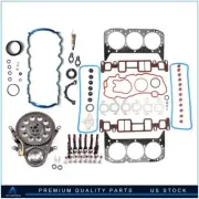 Fits 03-05 GMC Savana 2500 Full Gasket Set Timing Chain Kit Head Bolts 4.3L