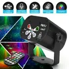 LED RGB 128Pattern Laser Projector Lights Stage Lighting Party KTV DJ Disco Club