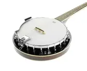 Karrera 6 String Resonator Banjo Guitar - Brown