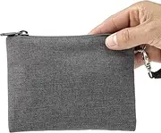 Epulse Small Smell Proof Bag, Smell Proof Pouch Container, Stash Scent Proof Bag Storage, No Smell Odor Proof Bags Carbon Lined (Gray), Gray, 1 Count (Pack of 1), Backpack,Portable,Travel