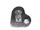 Nova Scotia Duck Tolling Retriever heart-shaped clock with a dog Art-Dog