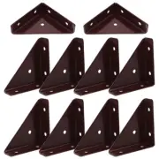 10 Pcs Thickened Angle Code Brackets Bed Frame Corner Brace Set Work