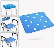 Waterproof Shower Chair Pad, Cover Bath Seat Bathroom Bathtub Mat Transfer Bench Cushion,Stickable Soft Foam Fit Bath Stool, Padded Shower Bench Seat Mat