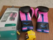 Everlast +WSD Powerlock Training Gloves Sparring Bag Mitt Work 12oz Brand New