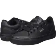 Vans Seldan Sneakers Shoes Mens 7 / Women’s 8.5 Black On Black Leather NIB
