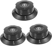 YARNOW 3pcs Safety First Oven Knob Thermostat Replacement for Range Control Plastic
