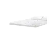 Double Size COOL GEL Memory Foam Mattress Bed Topper BAMBOO Cover 8CM Mat