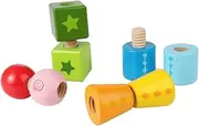 8pc Hape Twist & Turnables Kids 2y+ Sorting Educational Learning Wooden Toy