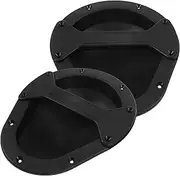 UPKOCH 2pcs Ergonomic Speaker Side Handles Heavy Duty Recessed Pulls Audio Speaker Accessories for Recessed Handle Replacement