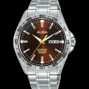 Alba Mechanical Sports Automatic Brown Dial Mens Watch AL4307X