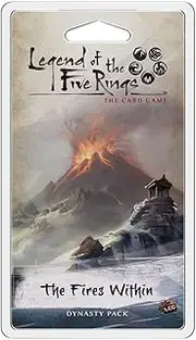 Fantasy Flight Games Current Edition Legend of The Five Rings Lcg The Fires Within Board Game