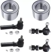 6pc Front Wheel Bearing Tie Rod Sway Bar for 93-02 Nissan Quest Mercury Villager (for: Nissan)