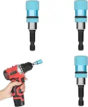 3 pieces drywall bits, drywall screwdriver attachment, plaster bit, plaster screws, drywall screwdriver, 1/4 inch hex shank rigips tool for cordless screwdrivers and hand drills