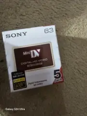 SONY mini DV cassette tape 5DVM63HD ×5