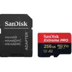 SANDISK EXTREME PRO MICROSDXC 256GB 速度 U3 A2 高達 170MBPS