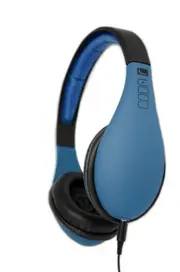 iFrogz Audio Big Bass Headphones with In Line Remote Mic + Detachable Cord-CODA Blue