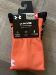NEW ONE PAIR UNDER ARMOUR US SOCCER YOUTH OVER THE CALF SOCKS SIZE 13.5K-4.5