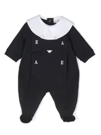 在飛比找Farfetch優惠-bib-collar babygrow