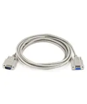 10ft Null Modem Serial RS 232 DB 9 DE 9 Male to Female Molded Cable PC DTE DCE