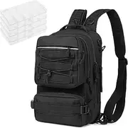 Eacam Fishing Tackle Backpack with 4 Trays Storage Bag Outdoor Shoulder Backpack Water-Resistant Fishing Gear Bags with 4 Tackle Box Fishing Gear Bag