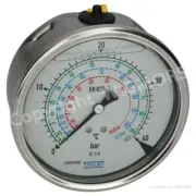 Manifold gauge glycerin WIKA 213.53.100 0-40 bar G1/4"