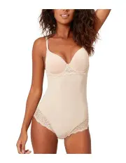 [Simone Perele] Caresse Shapewear Bodysuit in Beige