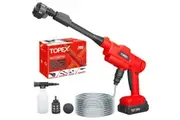 TOPEX 20V Cordless Pressure Washer, 6-in-1 Nozzle, for Washing Car/Wall/Floor,1.5Ah Li-ion Battery