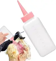 Hair Dye Bottle Applicator, Squeeze Bottles for Paint, 160ml Hair Color Applicator Bottles Translucent Condiment Squeeze Bottle with Measuring Scale for Sauces Chocolate Ketchup