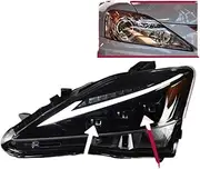 Car Compatible For Lexus IS250 2006-2012 IS350 Headlights DRL Day Running Light LED Bi Xenon Bulb Fog Lights Car Accessory IS300 Head Lamp(RHD)