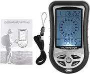 Barometer Altimeter Compass, Multifunction Digital Altimeter, Portable Compass for Hiking Mountaineering