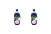 2x Palmolive Naturals 2L Vegan Body Wash Bath Soap w Vitamin E Anti-Stress