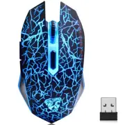 M2 Wireless Gaming Mouse, Silent Rechargeable Optical USB Computer Mice Wirel...