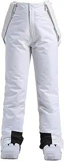 [ATOFY] Women's Ski Pants Insulated Snow Pants Winter Warm Detachable Suspender Outdoor Waterproof Snowboard Pants Bibs