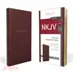 Holy Bible ― New King James Version, Burgundy, Thinline Reference Bible, Leather-look, Red Letter Edition, Comfort Print