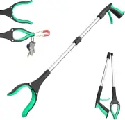 32" Foldable Grabber Reacher Tool, Reacher Grabber Pickup Tool with 360° Rota...