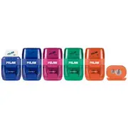 Milan Compact 2 Hole Sharpener Eraser Assorted