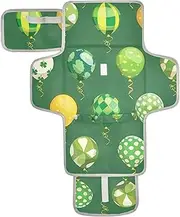 Reusable Diaper pad Changing mat with Tissue Pocket Waterproof Pads for Baby with Built-in Pillow