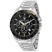 Maserati Traguardo Black Dial 45mm Chronograph