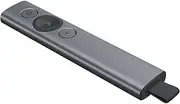 Logitech Spotlight Wireless Presentation Remote, 2.4 GHz and Bluetooth, USB-Receiver, Digital Laser Pointer, 30-Meter Operating Range, Dual Connectivity, Timer, PC/Mac/Android/iOS - Grey