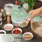 Mini Food Processor USB Rechargeable Vegetable Chopper Electric Wireless leZuC