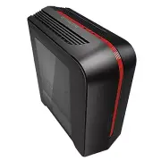 Curved design Gaming Tower Case mATX/ITX Computer PC Case Full transparent panel