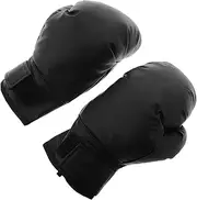HANABASS 1 Pair Boxing Gloves Sparring Gloves Boxing Accessories for Black Pu
