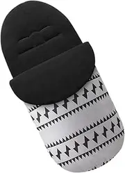 Vaguelly Windproof Stroller Sleeping Bag Thickened Pram Footmuff for Cold Weather Stroller Foot Fleece Liner for Comfort and Warmth