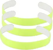 3Pcs Tennis Racket Head Tape with Ball Retriever Fluorescent Racket Picker for Collection Beach Park Activities