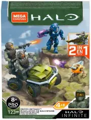 Mega Construx Halo Infinites Recon Getaway 2020 2 In 1 123 Pcs