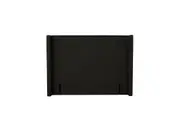 Slumberland Square, Wing Headboard - Double / Nero