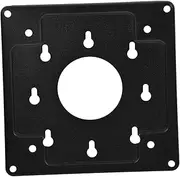 OSALADI Security Back Mounting Plate for Mini Pc Monitors Mount Black Quick Assembly