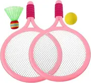 COOLHIYA Playful Tennis Badminton Set Boys and Girls Badminton Rackets Mini Tennis Racket Toy Enhance Skills for Toddlers