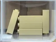 LEGO Parts - Tan Brick 1 x 1 x 3 - No 14716 - QTY 5