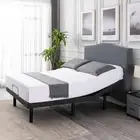 Queen Adjustable Foldable Bed Frame Dual Motors USB Wireless Remote Zero Gravity